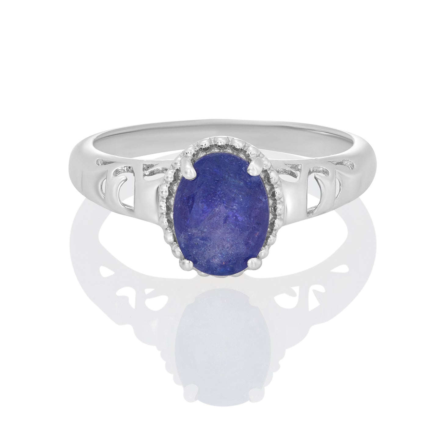 Sterling Silver Ring Tanzanite   IGR-01