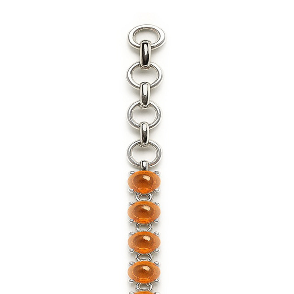 Sterling Silver Bracelet Carnelian   IGB-75