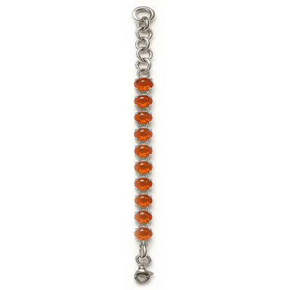 Sterling Silver Bracelet Carnelian   IGB-75