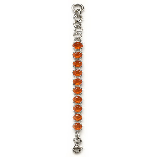 Sterling Silver Bracelet Carnelian   IGB-75