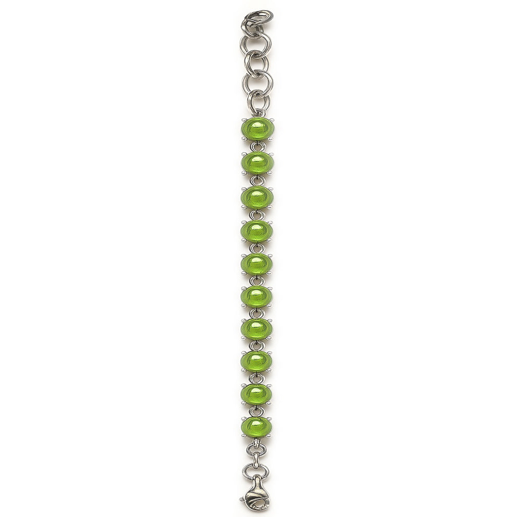 Sterling Silver Bracelet Peridot  IGB-74