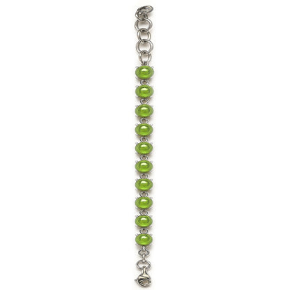 Sterling Silver Bracelet Peridot  IGB-74