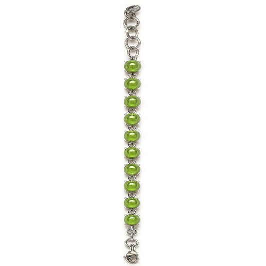 Sterling Silver Bracelet Peridot  IGB-74