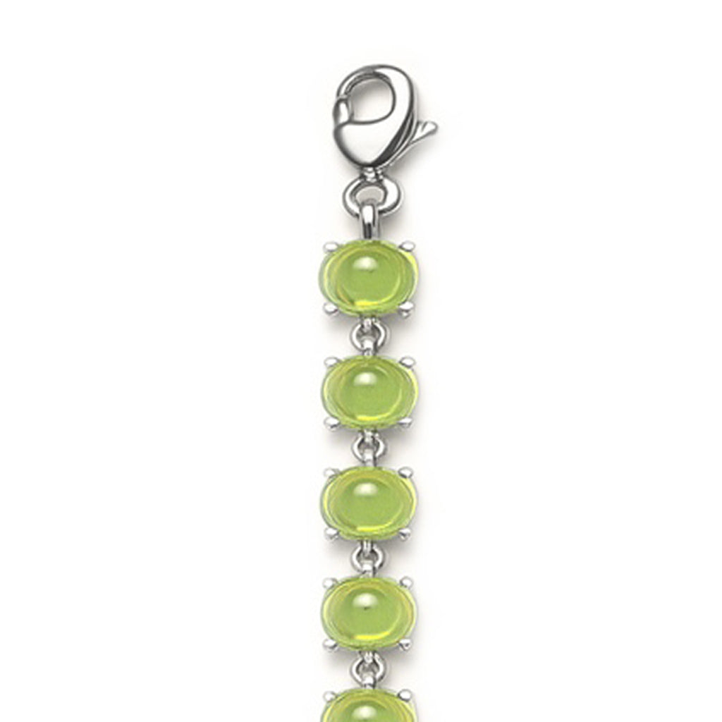 Sterling Silver Bracelet Peridot  IGB-75
