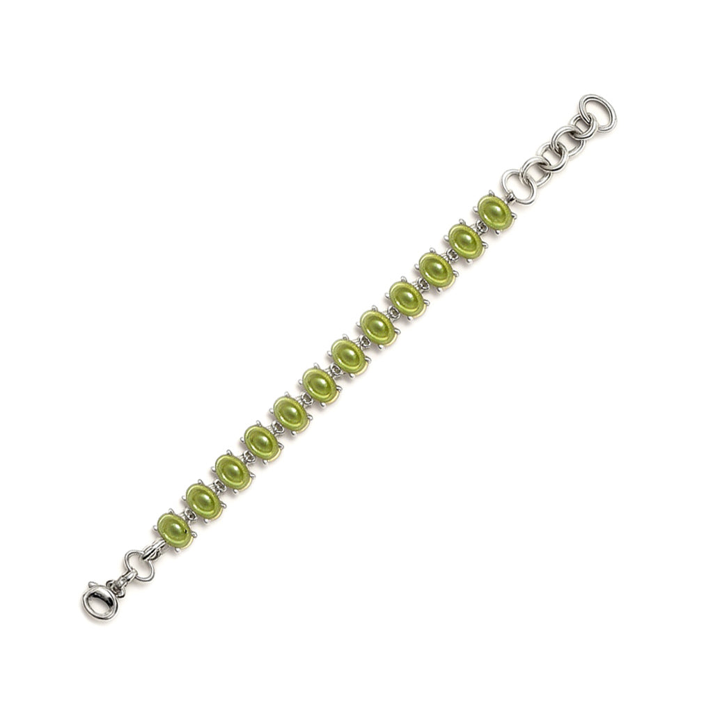 Sterling Silver Bracelet Peridot  IGB-75