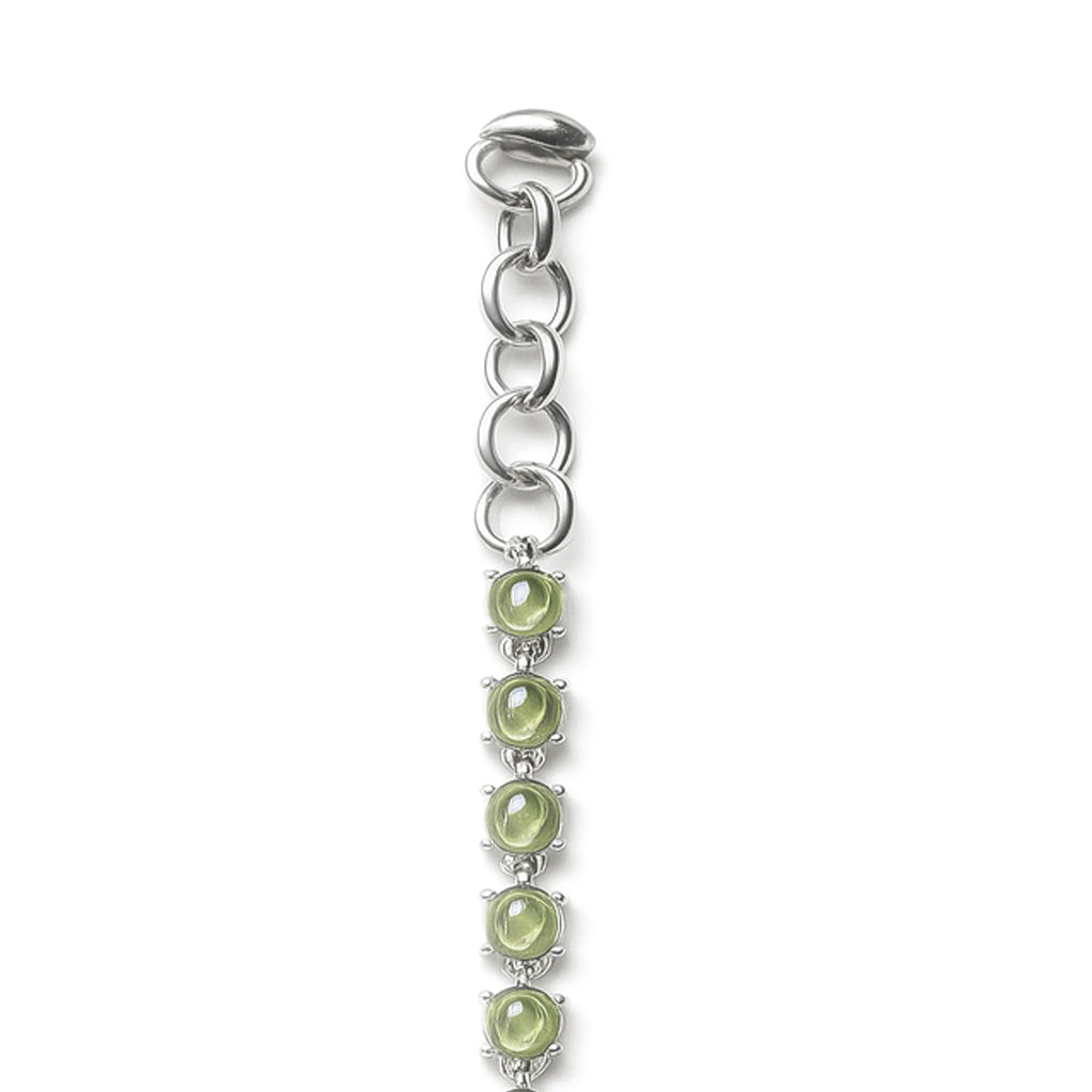 Sterling Silver Bracelet Peridot  IGB-71