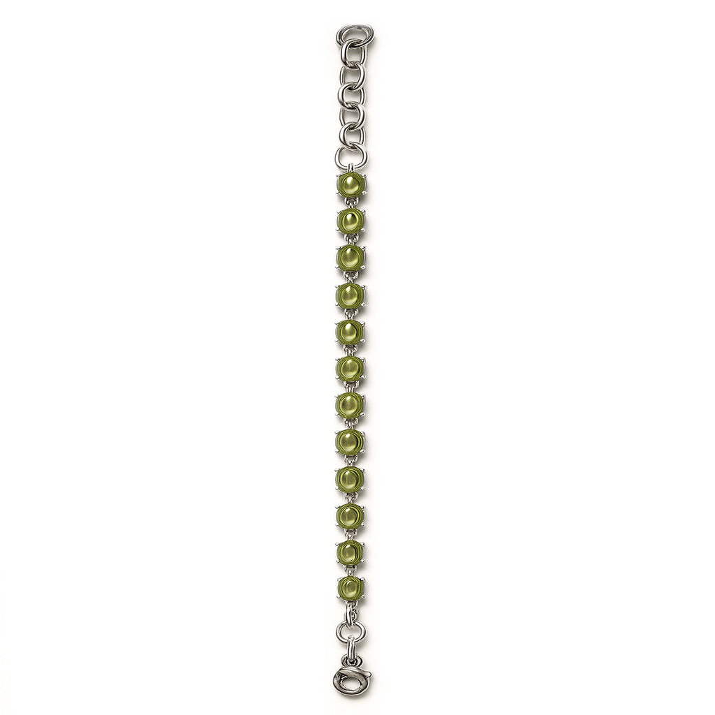 Sterling Silver Bracelet Peridot  IGB-71