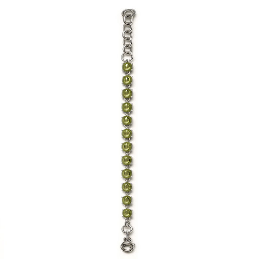 Sterling Silver Bracelet Peridot  IGB-71