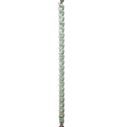Sterling Silver Bracelet Green Kyanite   IGB-173