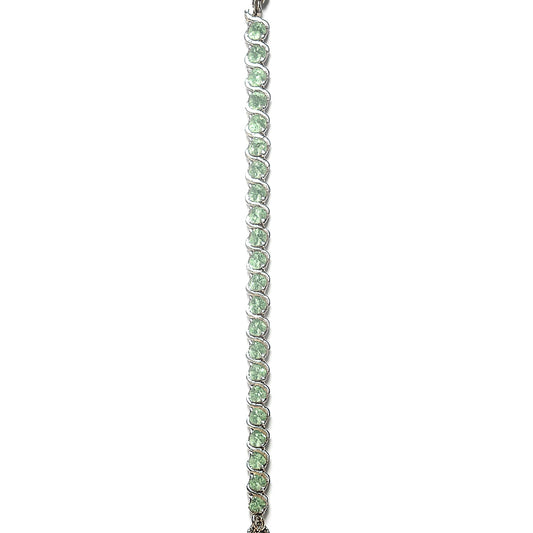 Sterling Silver Bracelet Green Kyanite   IGB-173