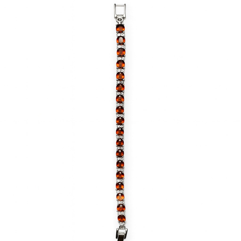 Sterling Silver Bracelet Orange Kyanite  IGB-109