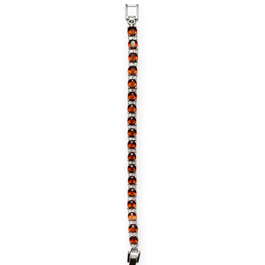 Sterling Silver Bracelet Orange Kyanite  IGB-109