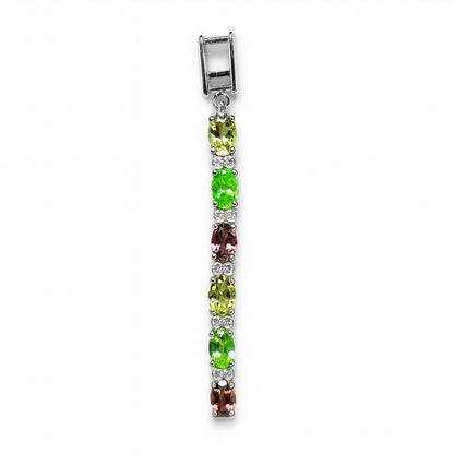 Sterling Silver Bracelet Tourmaline  IGB-109
