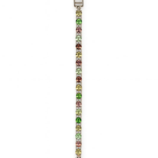 Sterling Silver Bracelet Tourmaline  IGB-109