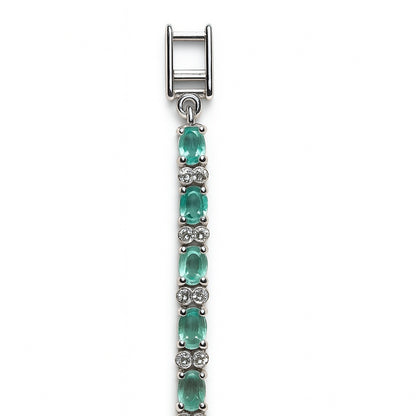 Sterling Silver Bracelet Green Kyanite   IGB-111