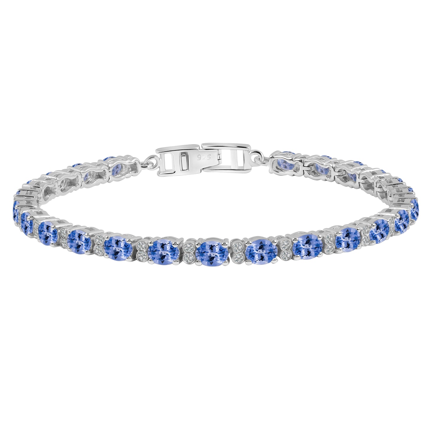 Sterling Silver Bracelet Tanzanite  IGB-112