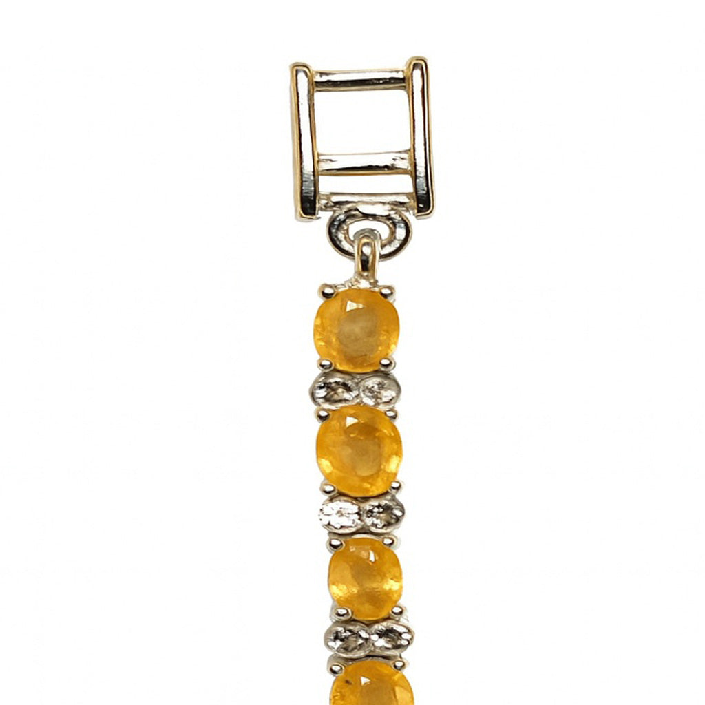 Sterling Silver Bracelet Spessartine  IGB-110