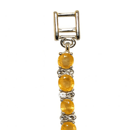 Sterling Silver Bracelet Spessartine  IGB-110