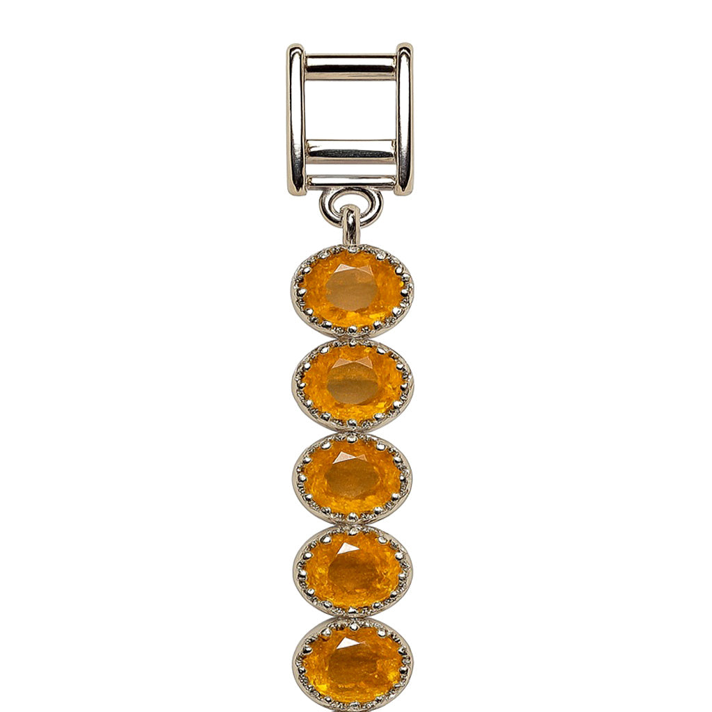 Sterling Silver Bracelet Spessartine  IGB-174