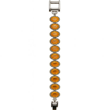 Sterling Silver Bracelet Spessartine  IGB-174