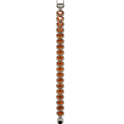 Sterling Silver Bracelet Orange Kyanite  IGB-174