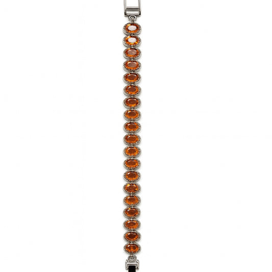 Sterling Silver Bracelet Orange Kyanite  IGB-174