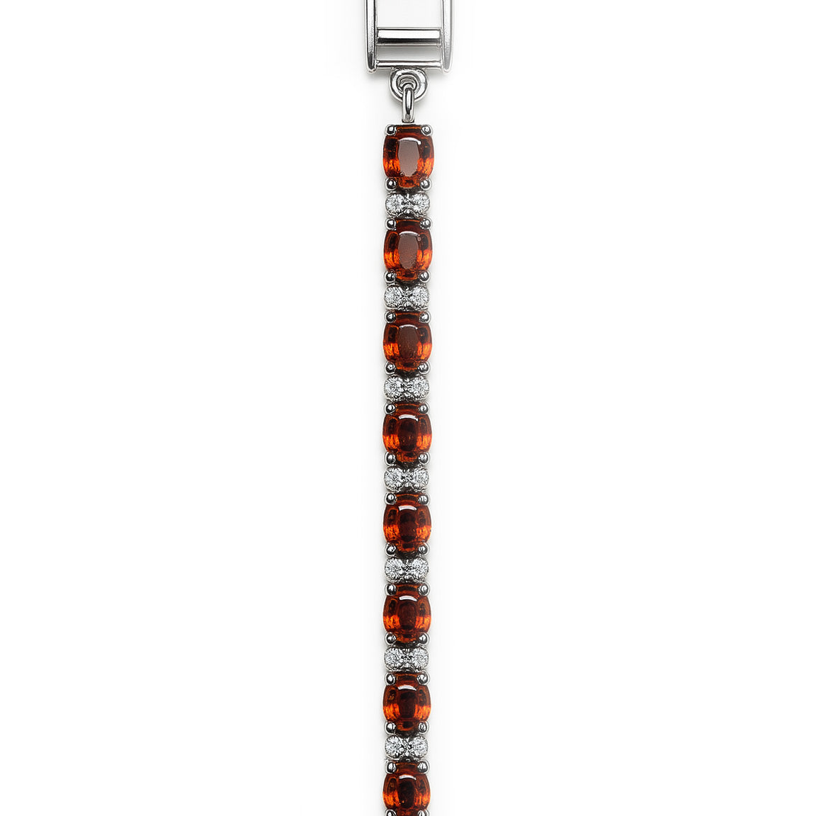 Sterling Silver Bracelet Orange Kyanite  IGB-112