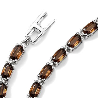 Sterling Silver Bracelet Orange Kyanite  IGB-108