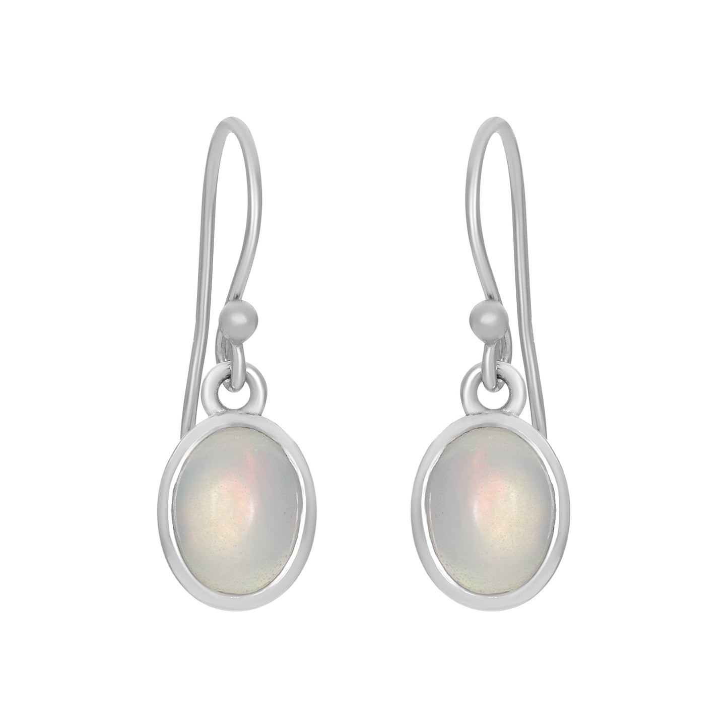 Sterling Silver Earrings Opal  IGE-1232