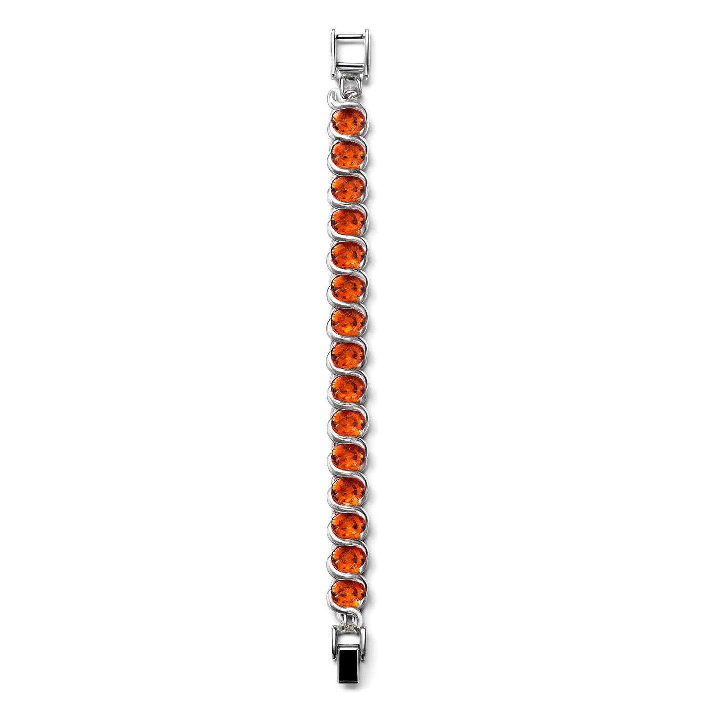 Sterling Silver Bracelet Orange Kyanite  IGB-173