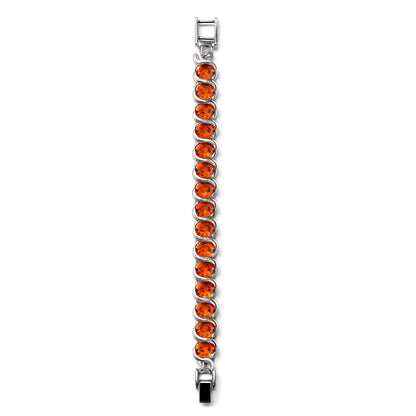 Sterling Silver Bracelet Orange Kyanite  IGB-173