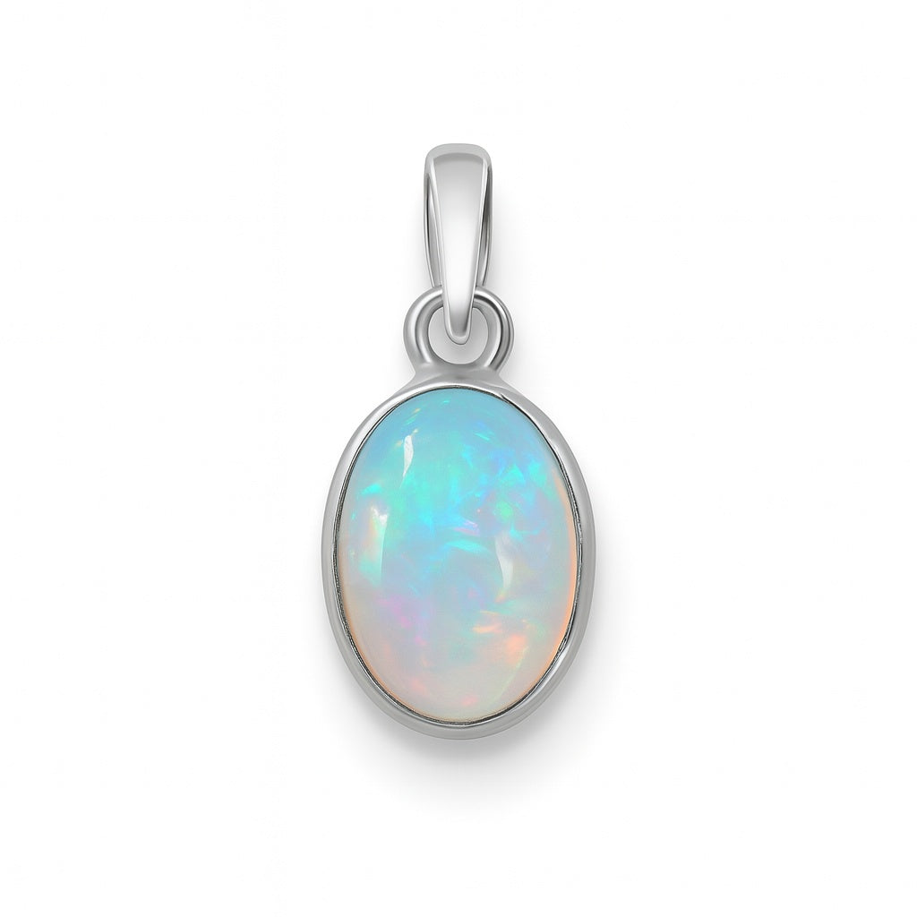 Sterling Silver Pendant Opal  IGP-686