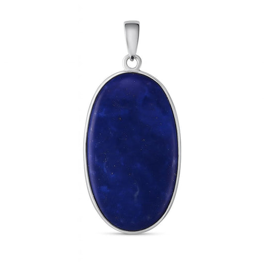 Sterling Silver Pendant Lapis