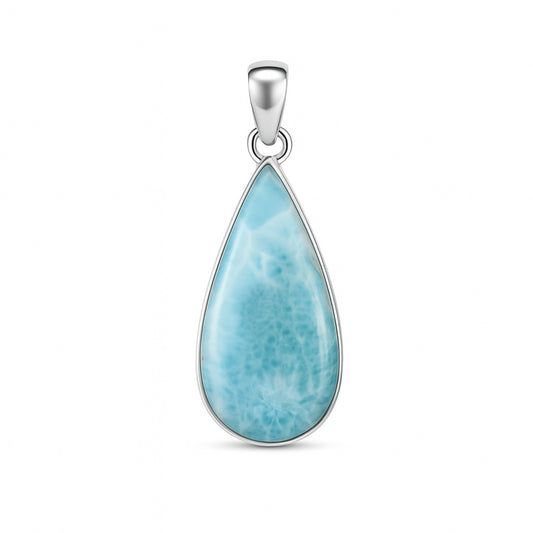 Sterling Silver Pendant Larimar