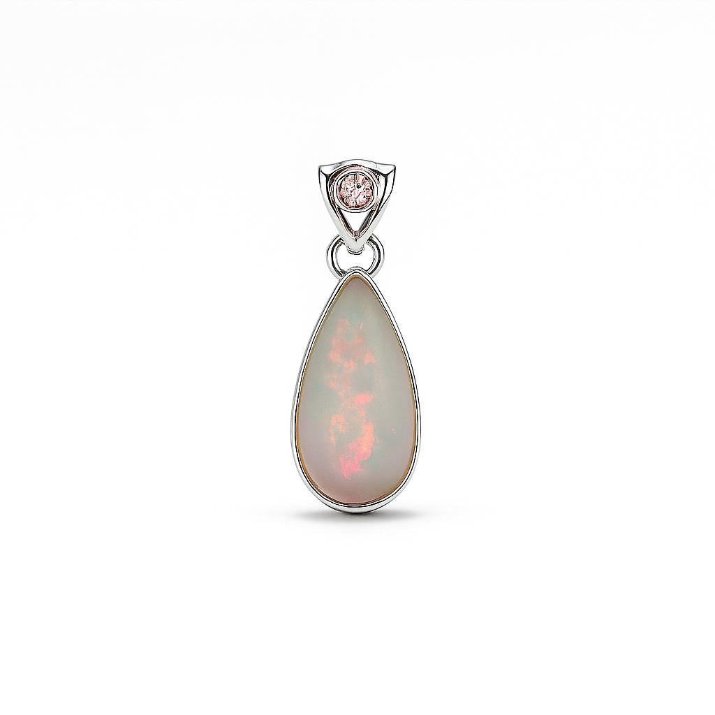 Sterling Silver Pendant Opal