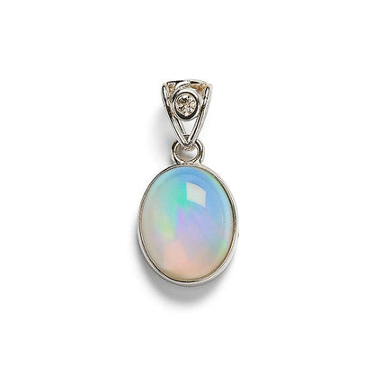 Sterling Silver Pendant Opal