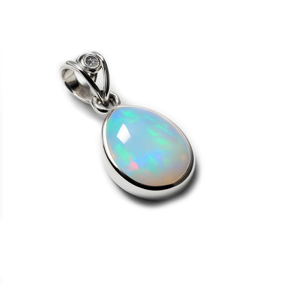 Sterling Silver Pendant Opal