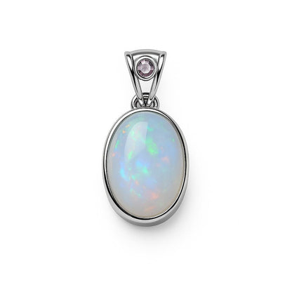 Sterling Silver Pendant Opal