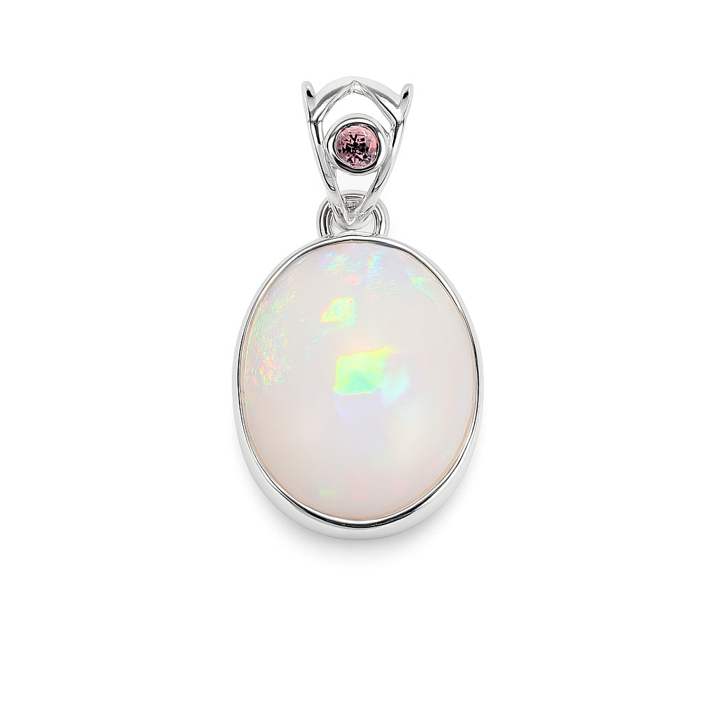 Sterling Silver Pendant Opal