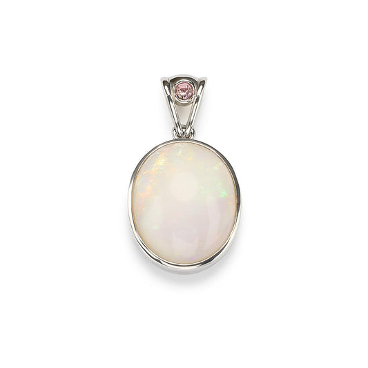 Sterling Silver Pendant Opal