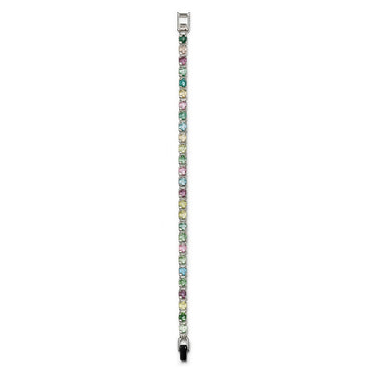 Sterling Silver Bracelet Tourmaline  IGB-112