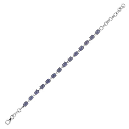 Sterling Silver Bracelet Tanzanite  IGB-70