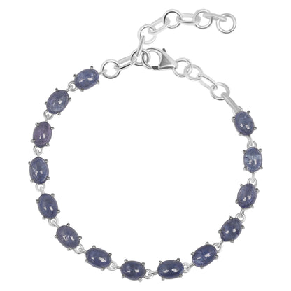 Sterling Silver Bracelet Tanzanite  IGB-70