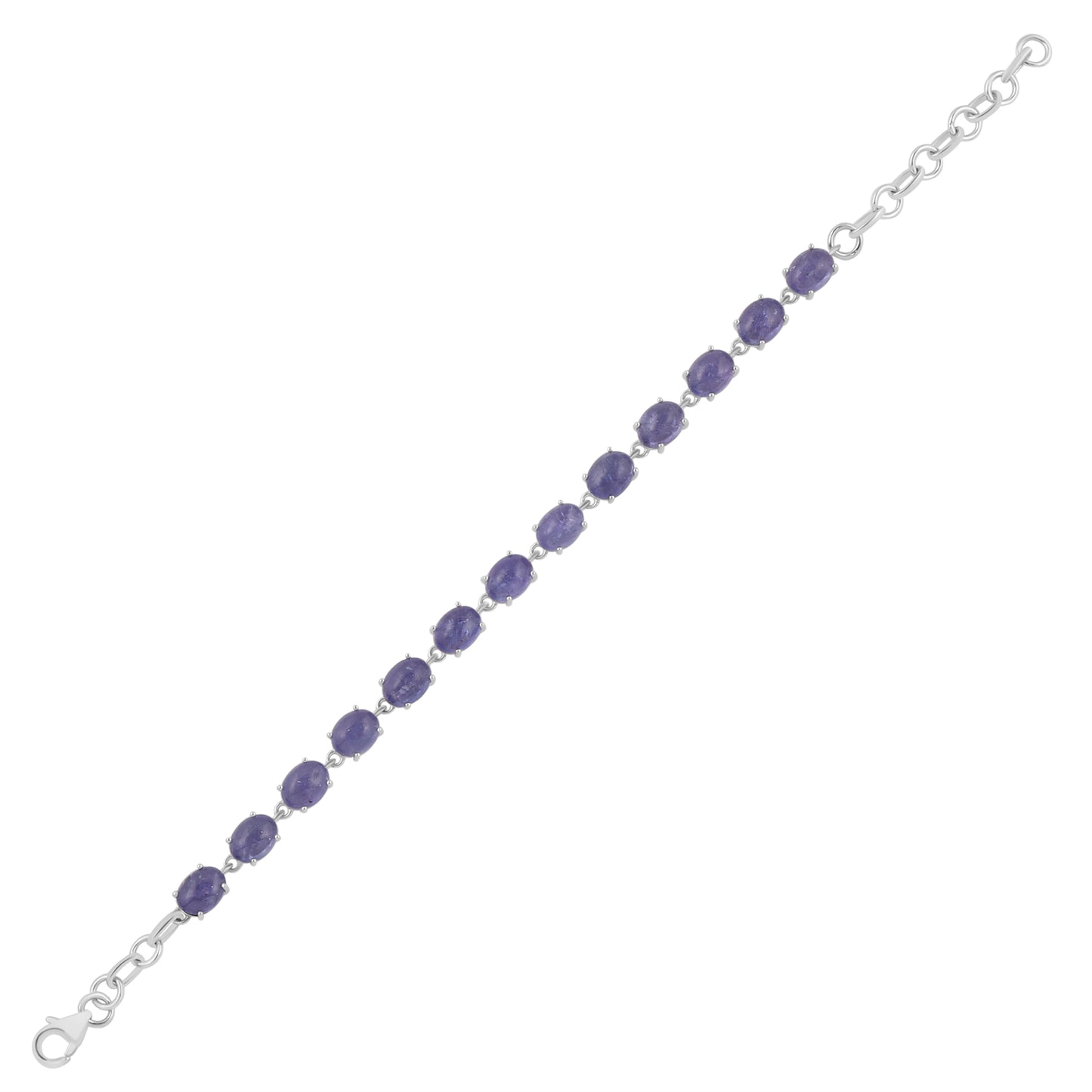 Sterling Silver Bracelet Tanzanite  IGB-69