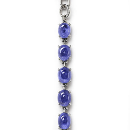 Sterling Silver Bracelet Tanzanite  IGB-69