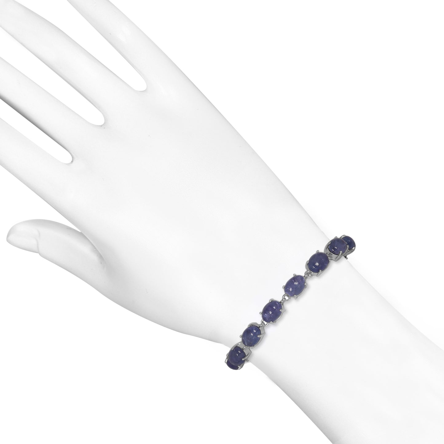 Sterling Silver Bracelet Tanzanite  IGB-69