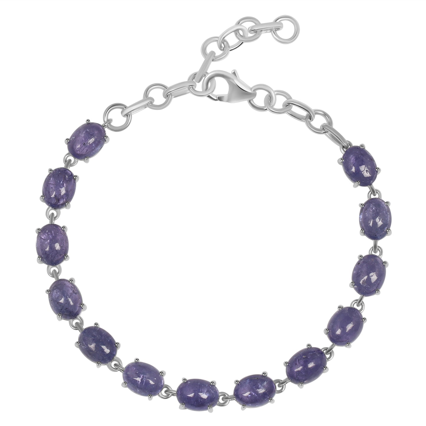 Sterling Silver Bracelet Tanzanite  IGB-69