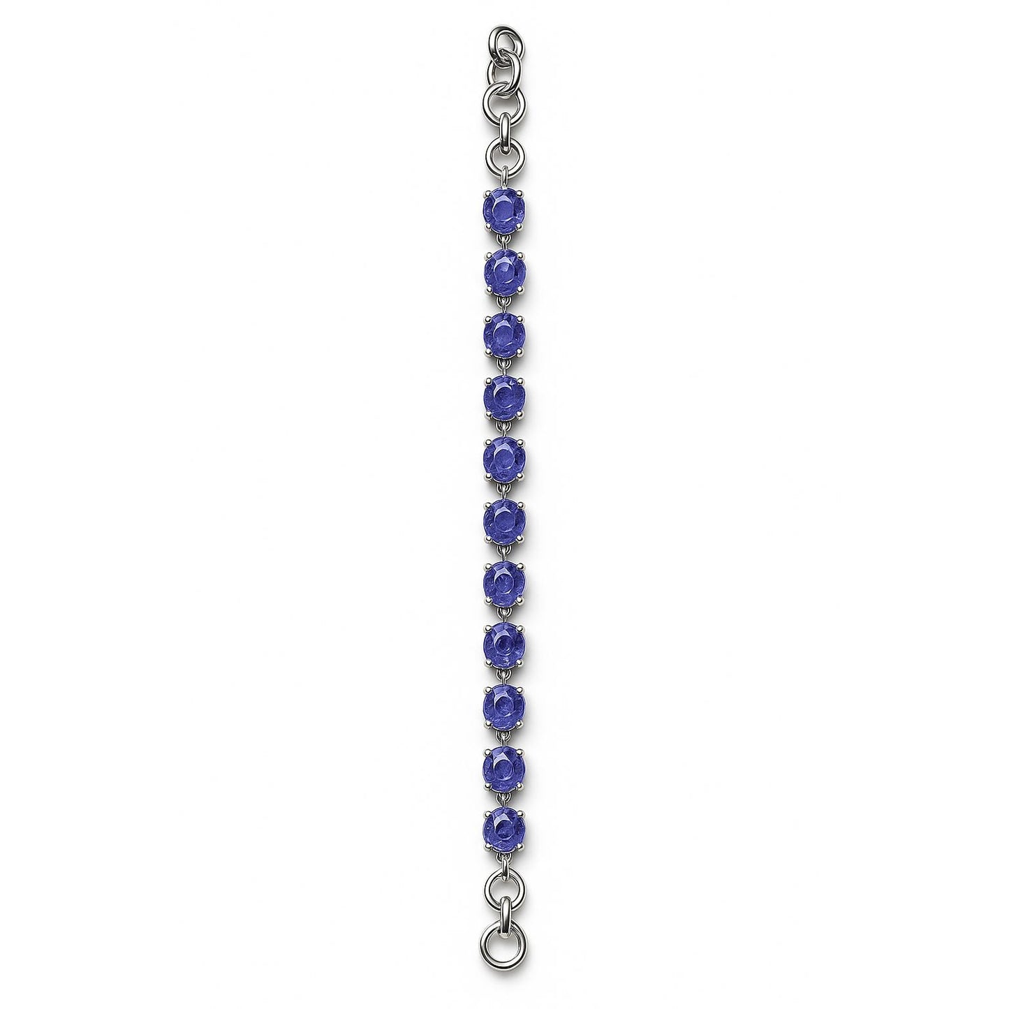 Sterling Silver Bracelet Tanzanite  IGB-69