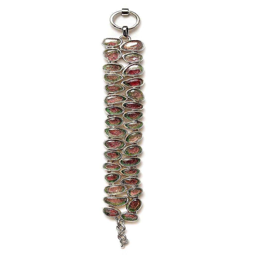 Sterling Silver Bracelet Tourmaline