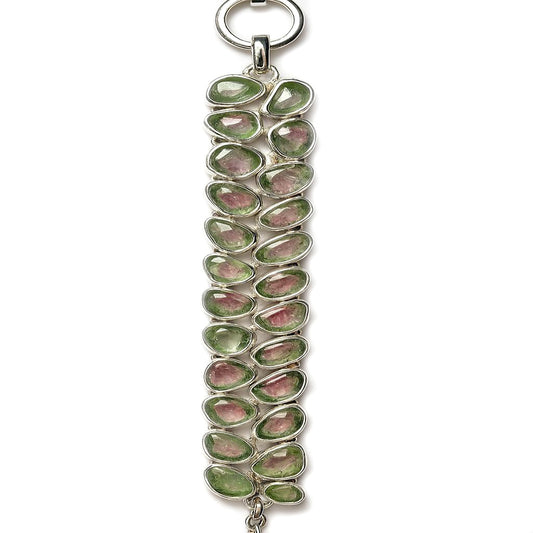 Sterling Silver Bracelet Tourmaline